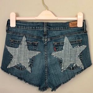 LEVI’S 505 THRIFTED & UPCYCLED JEAN SHORTS